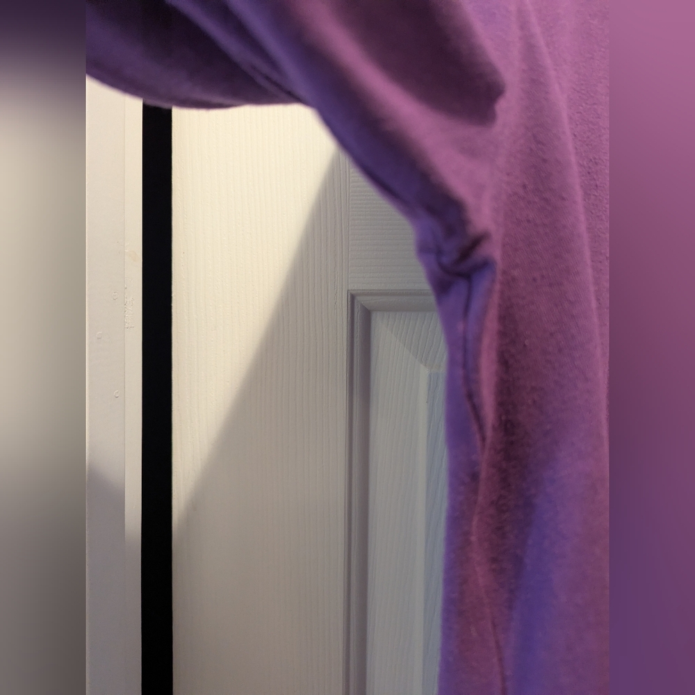 Eileen Fisher Women's Purple Long Sleeve Shirt Size Large Viscose Stretch *GUC* - Picture 5 of 11